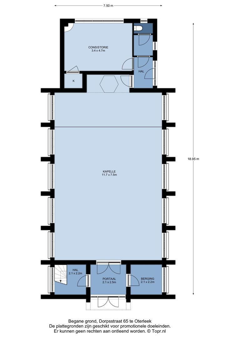 Dorpsstraat 67, Oterleek plattegrond-64