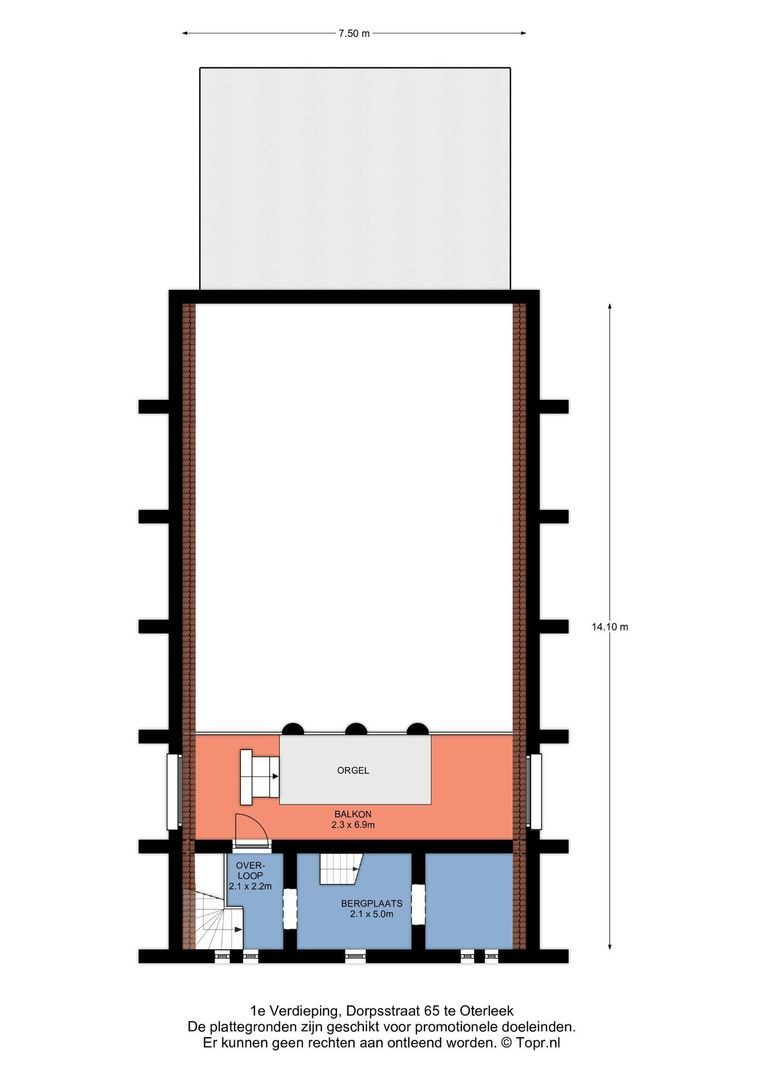 Dorpsstraat 67, Oterleek plattegrond-64