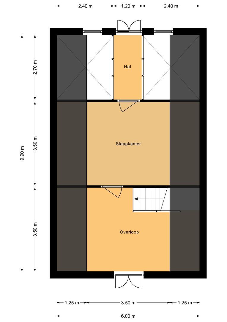 Benedenberg 32, Bergambacht plattegrond-95