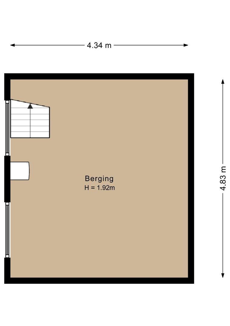 Benedenberg 32, Bergambacht plattegrond-95