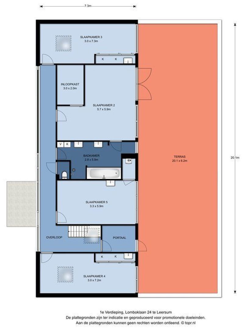 Lomboklaan 24, Leersum plattegrond-58