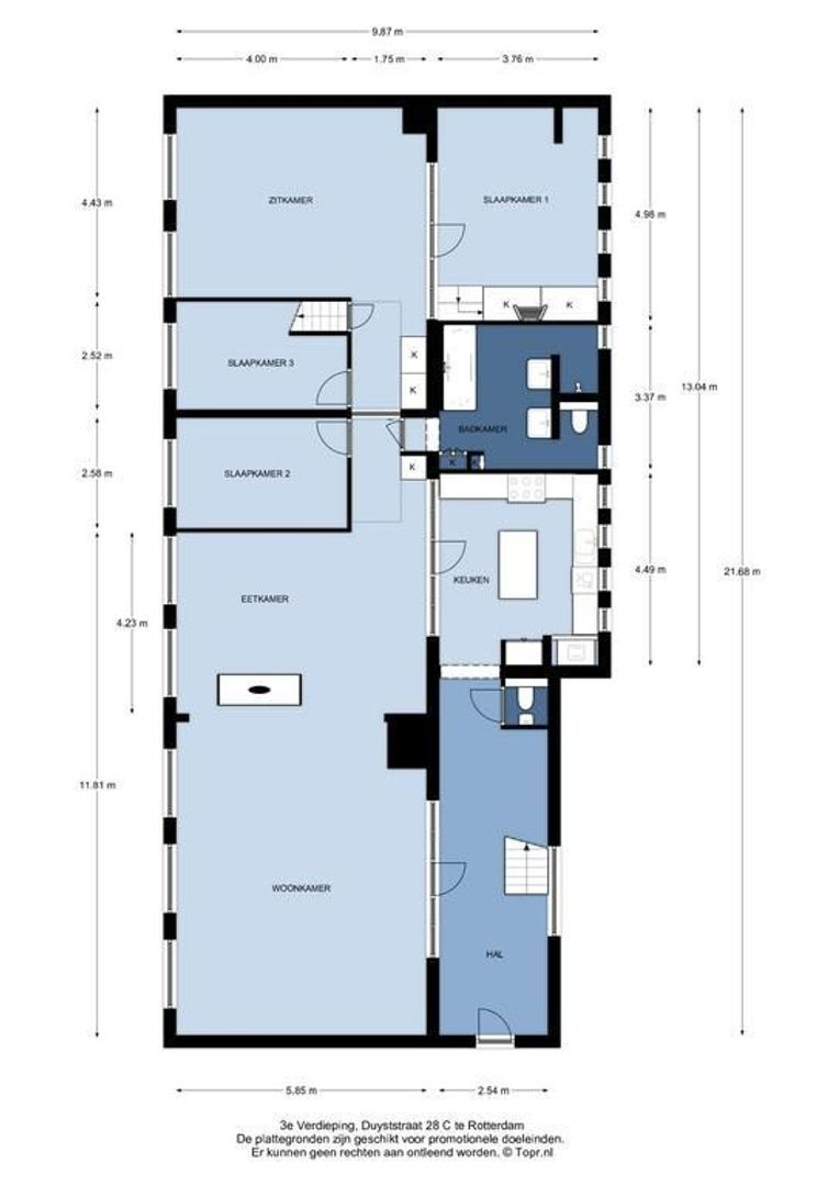 Duyststraat 28 C, Rotterdam plattegrond-0