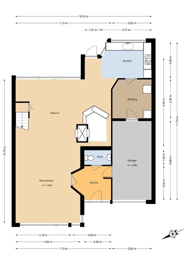 Ouddiemerlaan 70, Diemen plattegrond-50