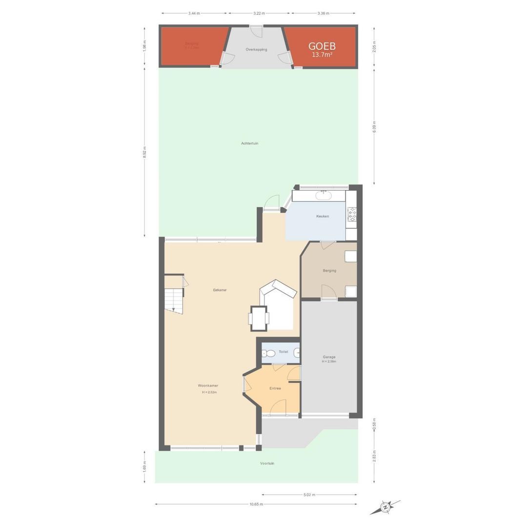 Ouddiemerlaan 70, Diemen plattegrond-50