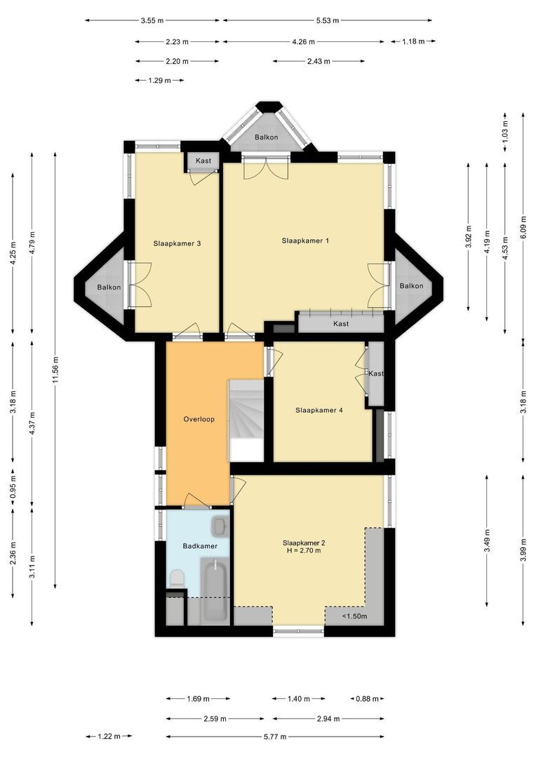 Studler van Surcklaan 17, Bergen (nh) plattegrond-69