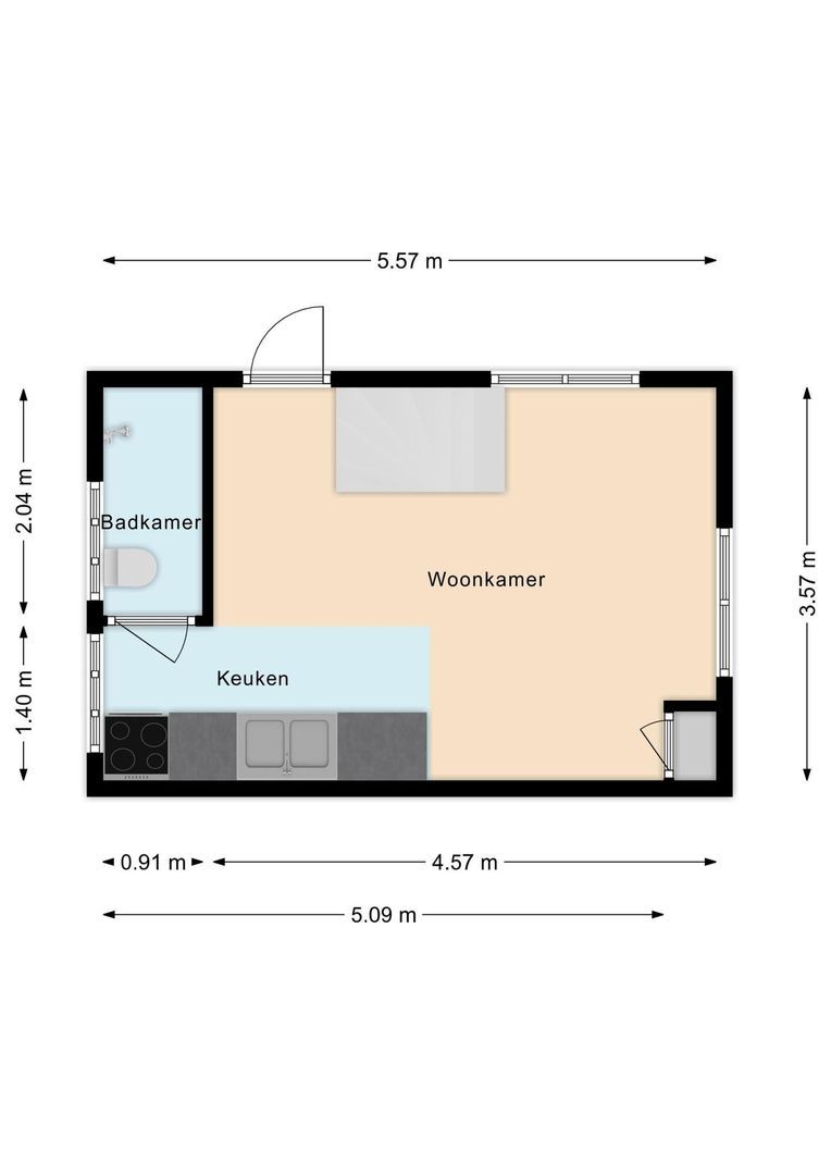 Studler van Surcklaan 17, Bergen (nh) plattegrond-69