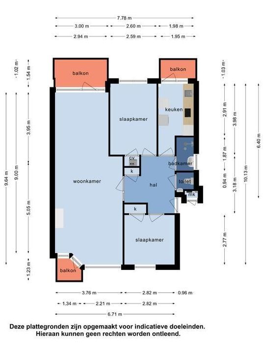 Marnixstraat 119, Alphen Aan Den Rijn plattegrond-19