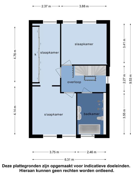 Catharijnelaan 46 a, Lisse plattegrond-25