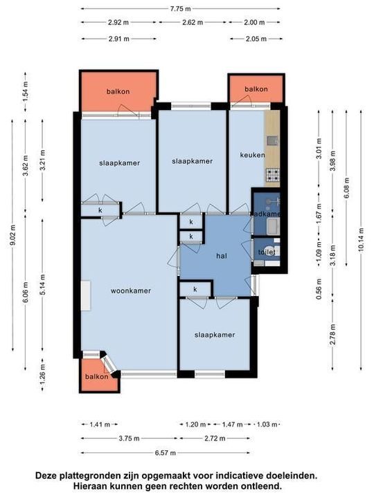 Marnixstraat 137, Alphen Aan Den Rijn plattegrond-18