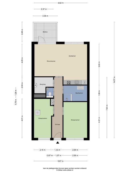 Buxushaag 88, Voorhout plattegrond-20