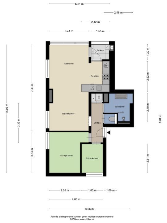 Kanaalstraat 114 B, Lisse plattegrond-22