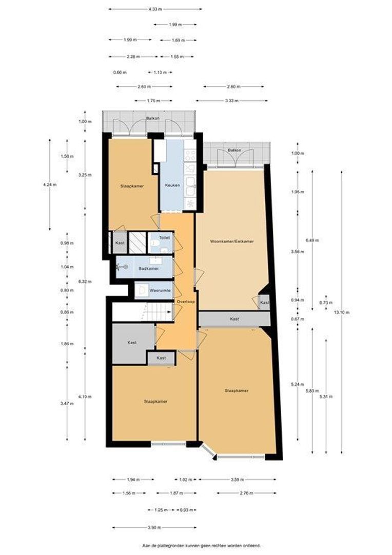 Hanenburglaan 38 C, Den Haag plattegrond-34