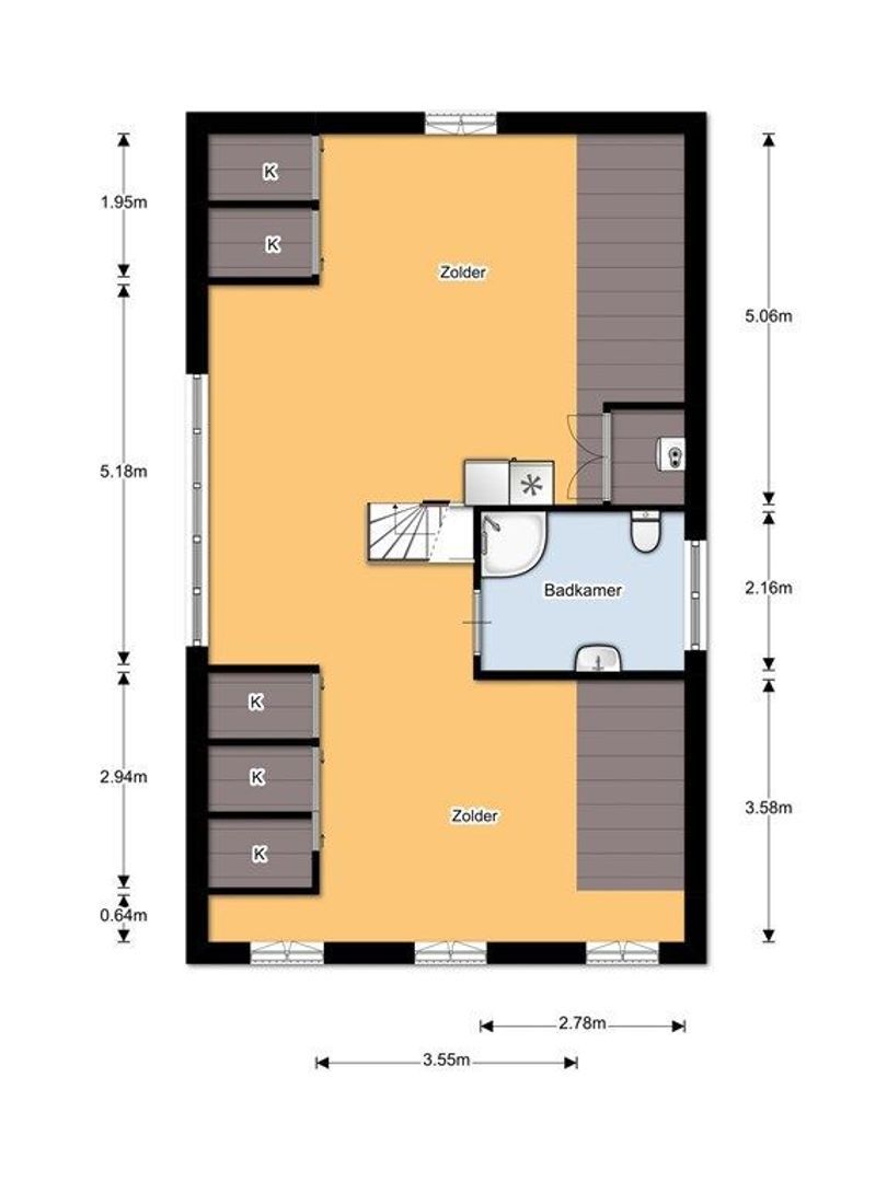 Batjanstraat 3, Den Haag plattegrond-22
