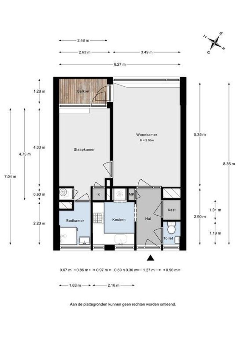 Hart Nibbrigkade 67 34, Den Haag plattegrond-40