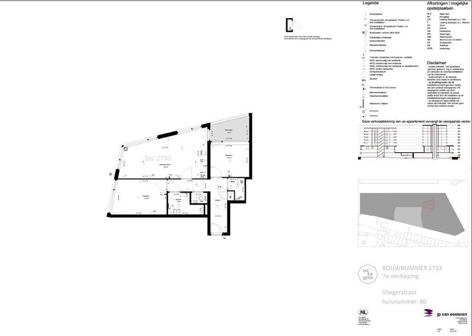 Vliegerstraat 80, Leiden plattegrond-23