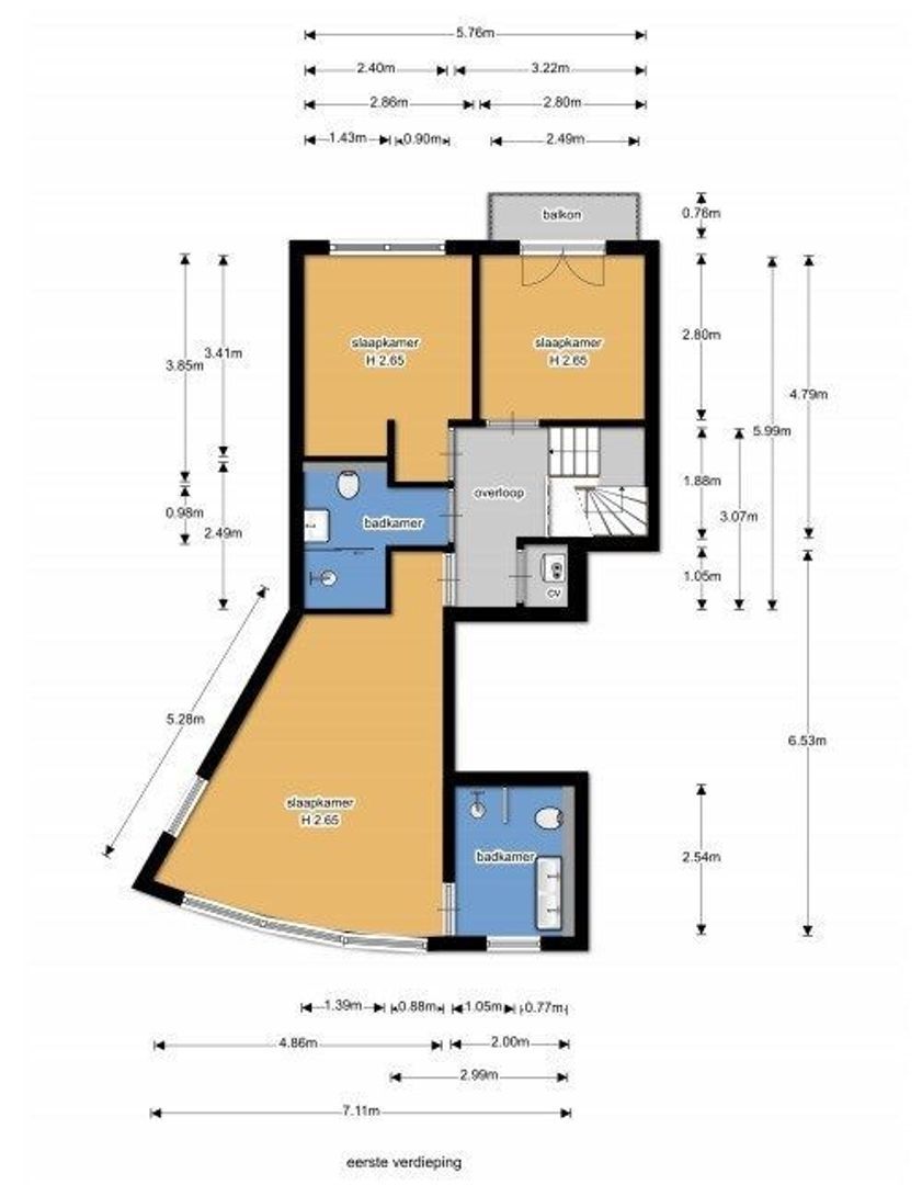 Van Boetzelaerlaan 231, Den Haag plattegrond-24