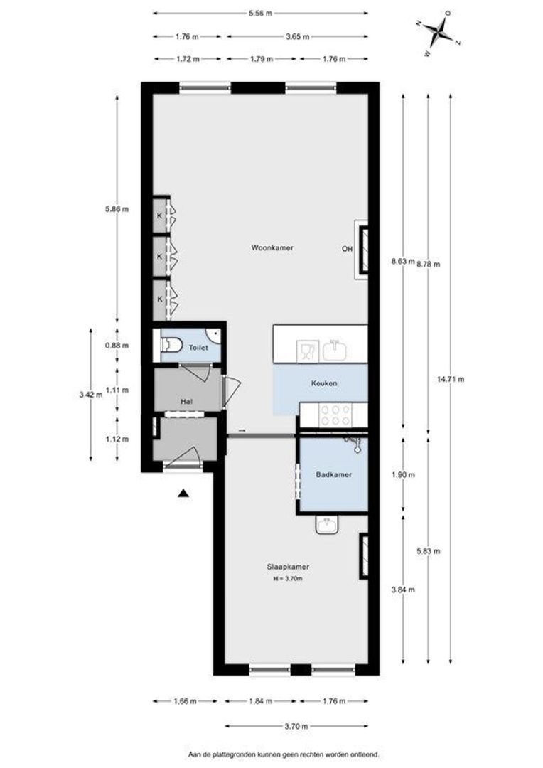 Eendrachtsweg 34 B, Rotterdam plattegrond-39