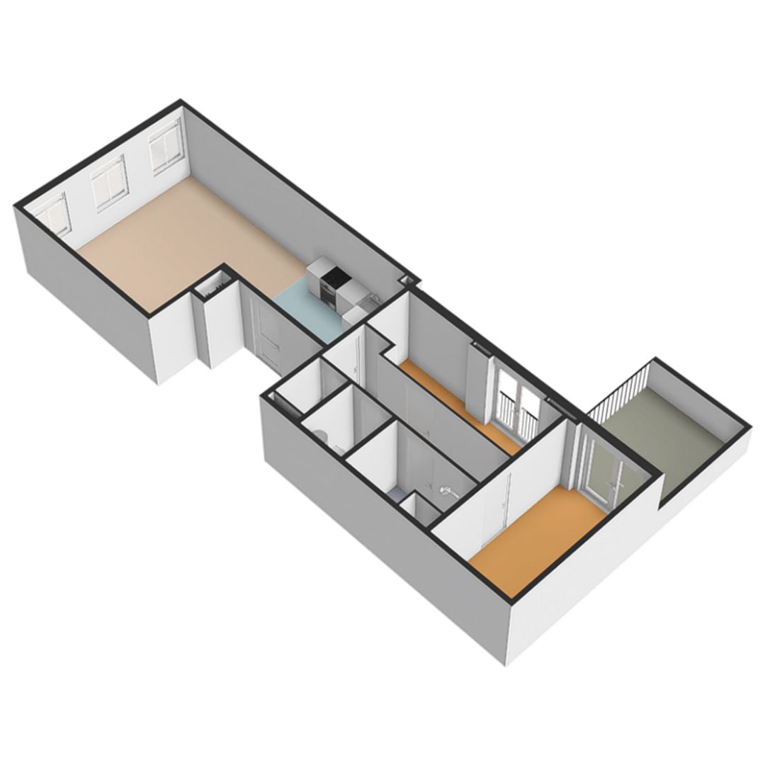 Spuistraat 65 C, Den Haag plattegrond-28