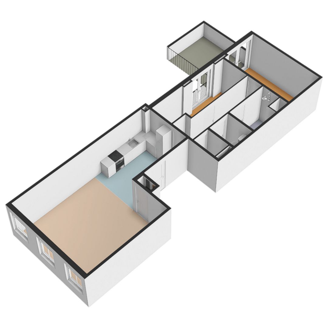 Spuistraat 65 C, Den Haag plattegrond-28