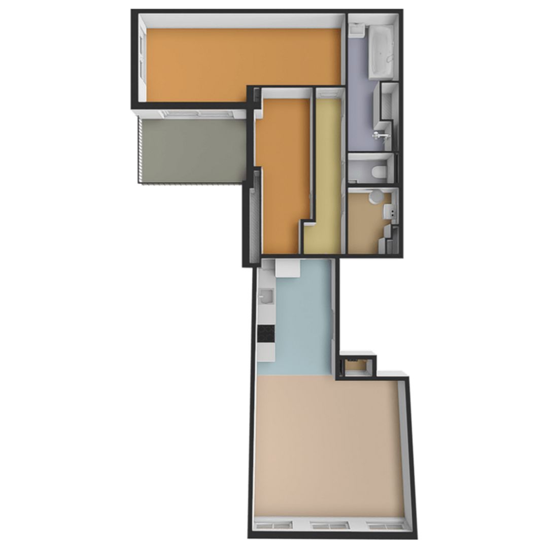Spuistraat 65 B, Den Haag plattegrond-30