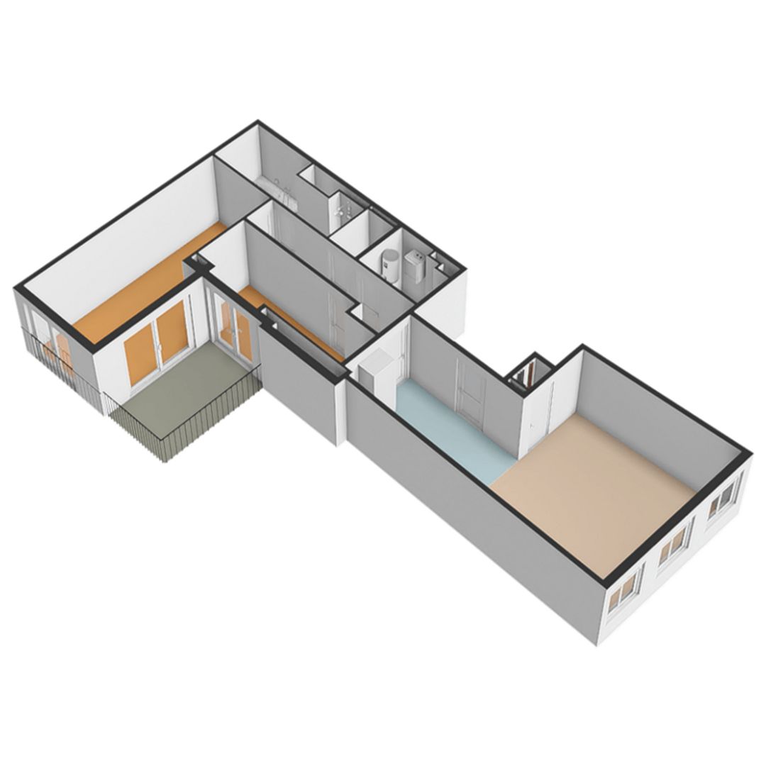 Spuistraat 65 B, Den Haag plattegrond-30