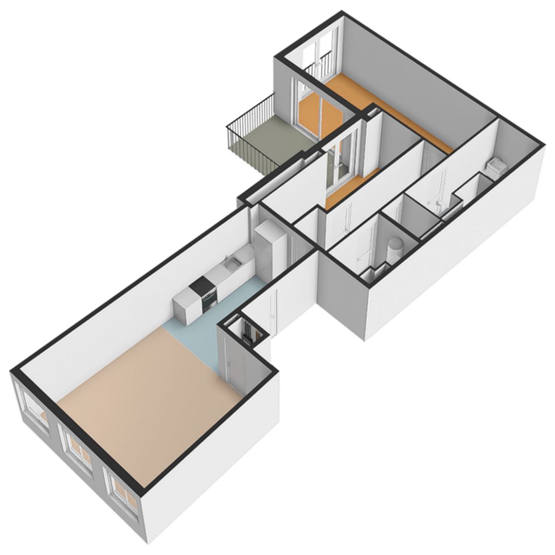 Spuistraat 65 B, Den Haag plattegrond-30