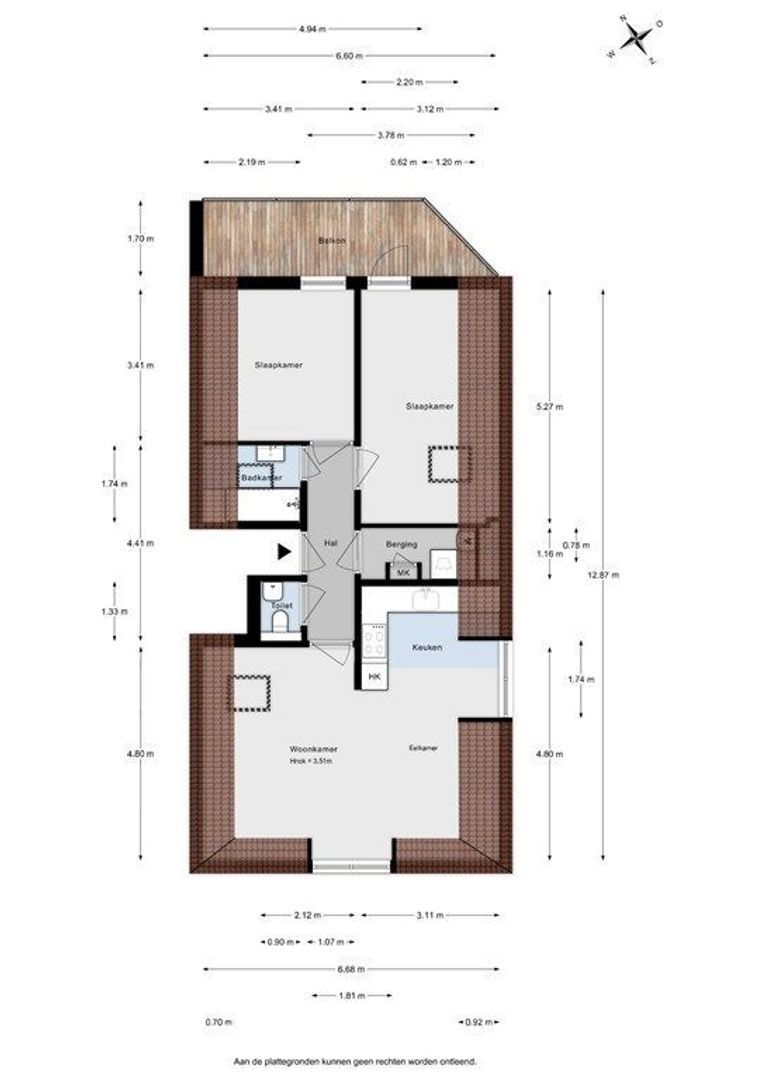 Oostzeedijk Beneden 35 C03, Rotterdam plattegrond-24