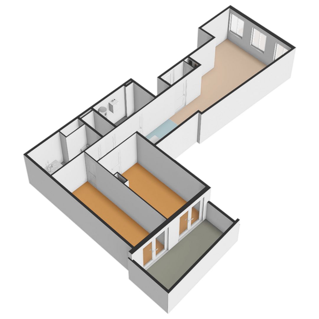 Spuistraat 65 A, Den Haag plattegrond-33