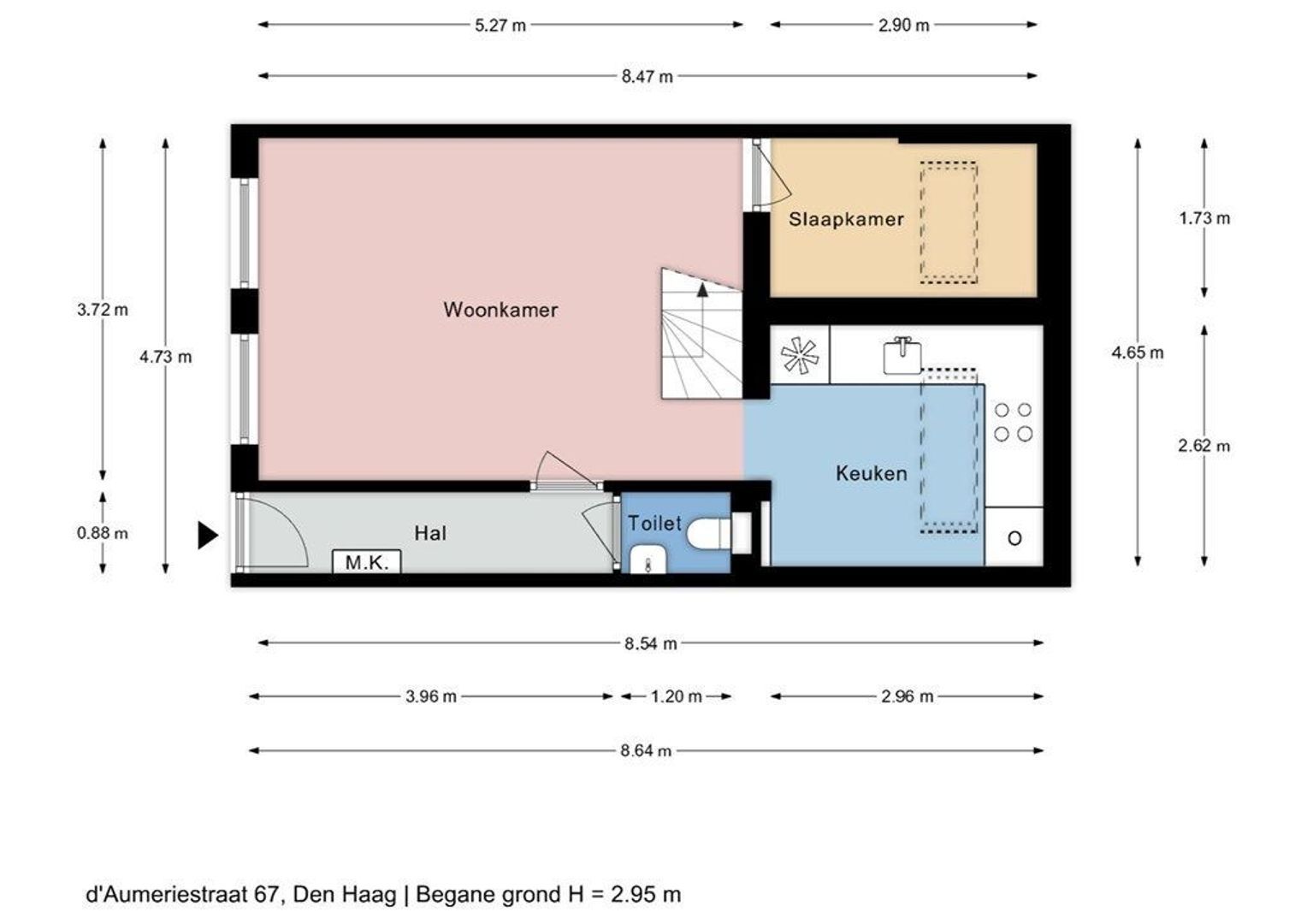 D'aumeriestraat 67, Den Haag plattegrond-27