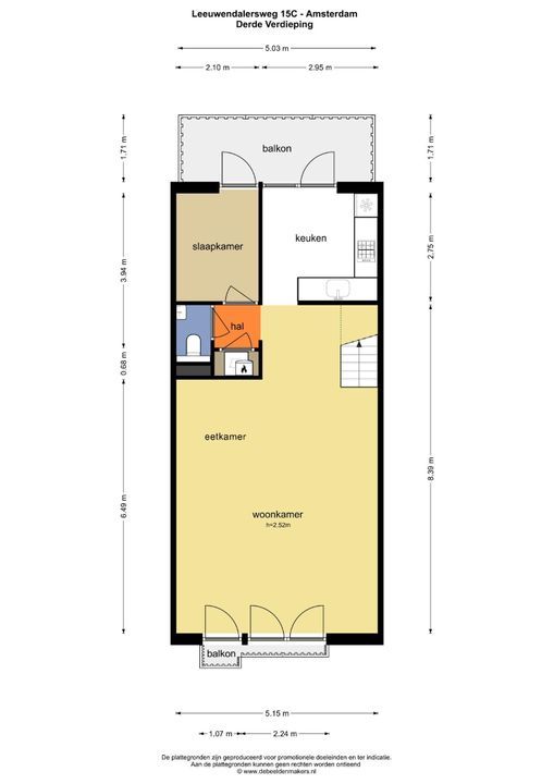 Leeuwendalersweg 15 C, Amsterdam plattegrond-22