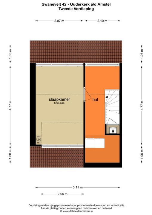 Swanevelt 42, Ouderkerk Aan De Amstel plattegrond-16