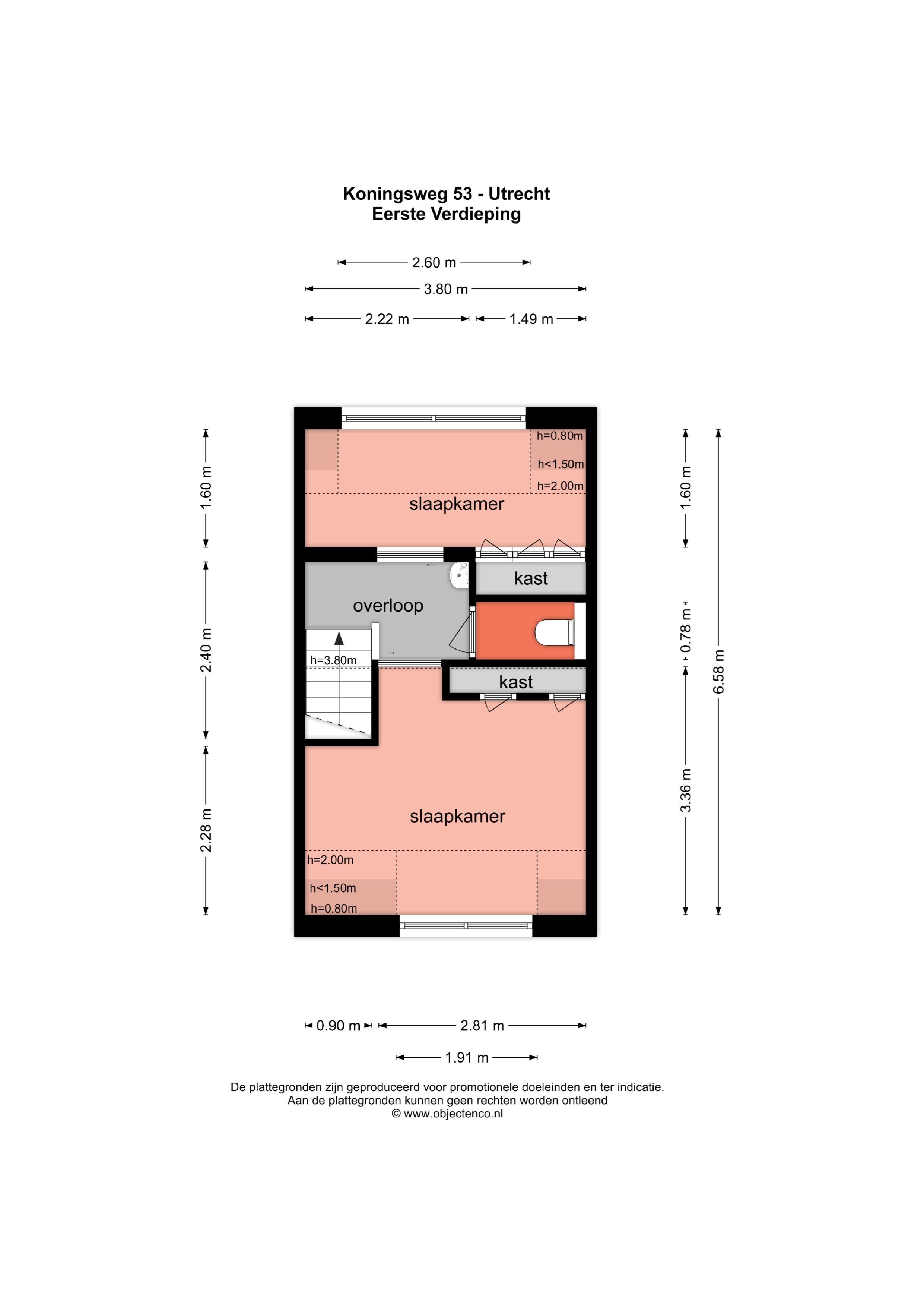 Koningsweg 53, Utrecht plattegrond-3