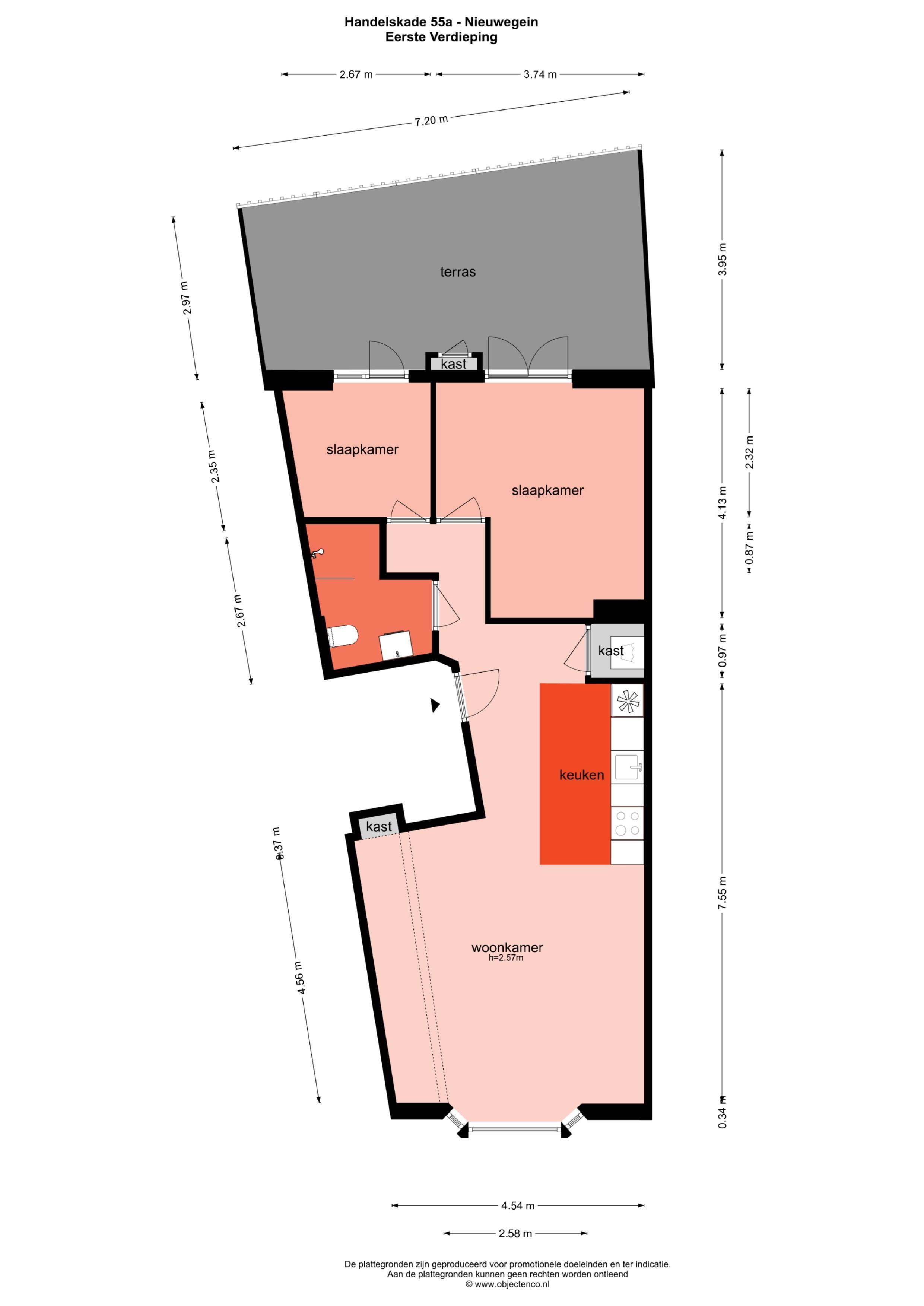 Handelskade 55 A, Nieuwegein plattegrond-0