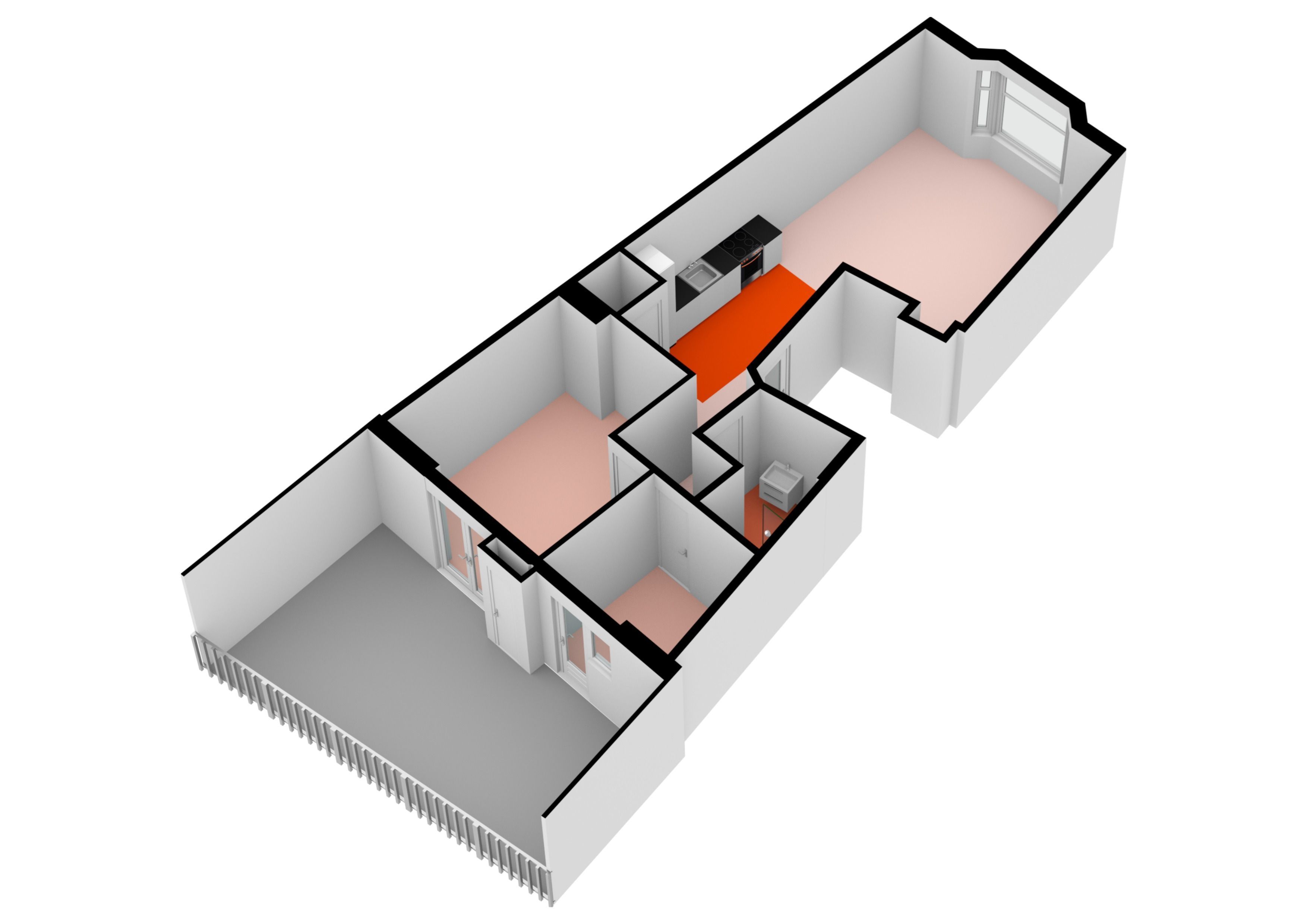 Handelskade 55 A, Nieuwegein plattegrond-1