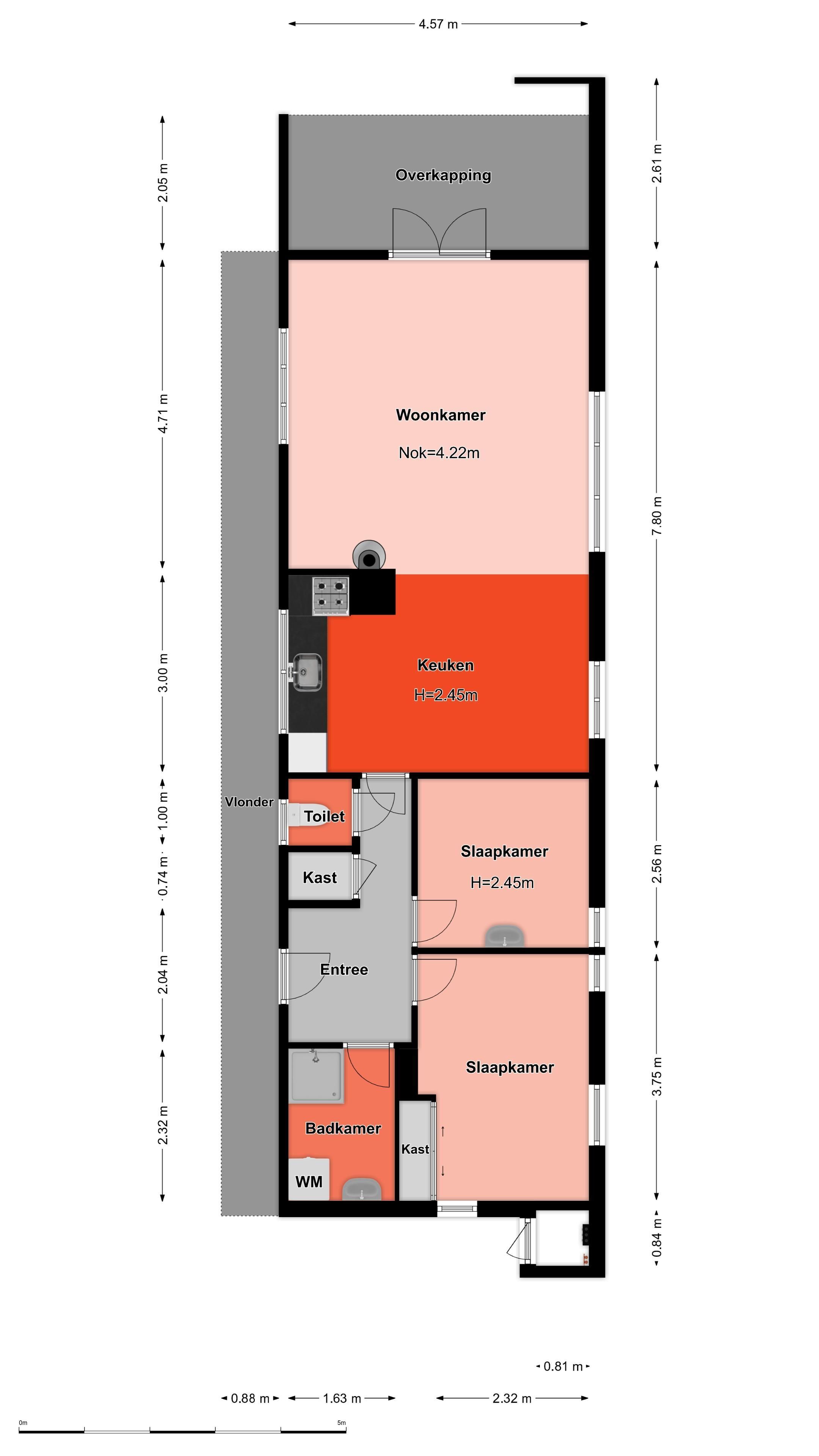 De Plassen Noord 284, Breukelen plattegrond-0