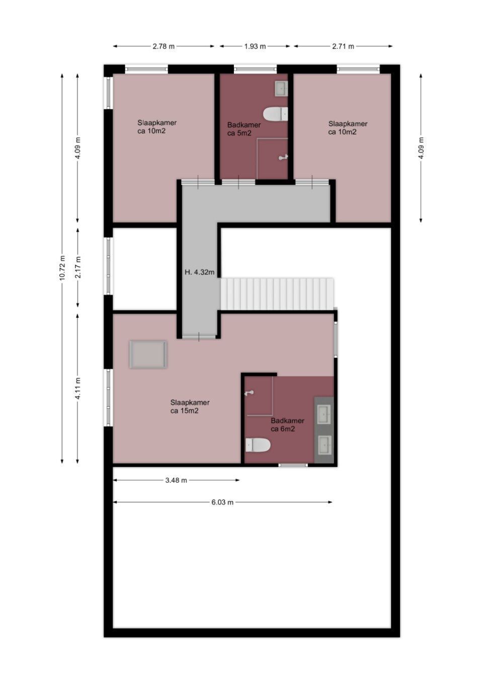 Wilhelminaweg 7, Maarssen plattegrond-1