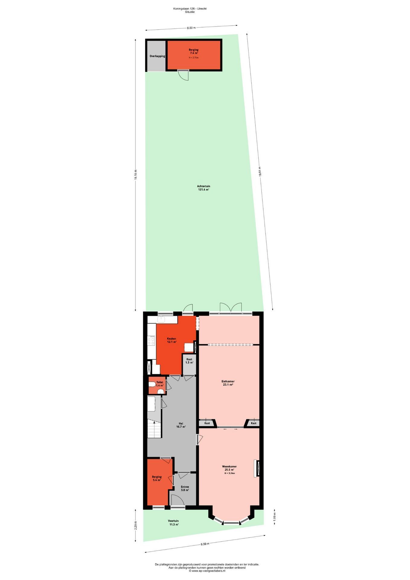 Koningslaan 126, Utrecht plattegrond-6