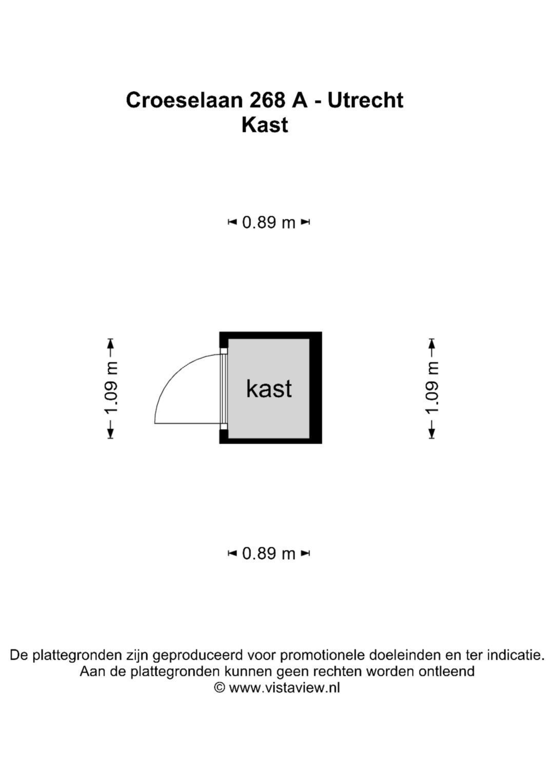 Croeselaan 268 A, Utrecht plattegrond-3