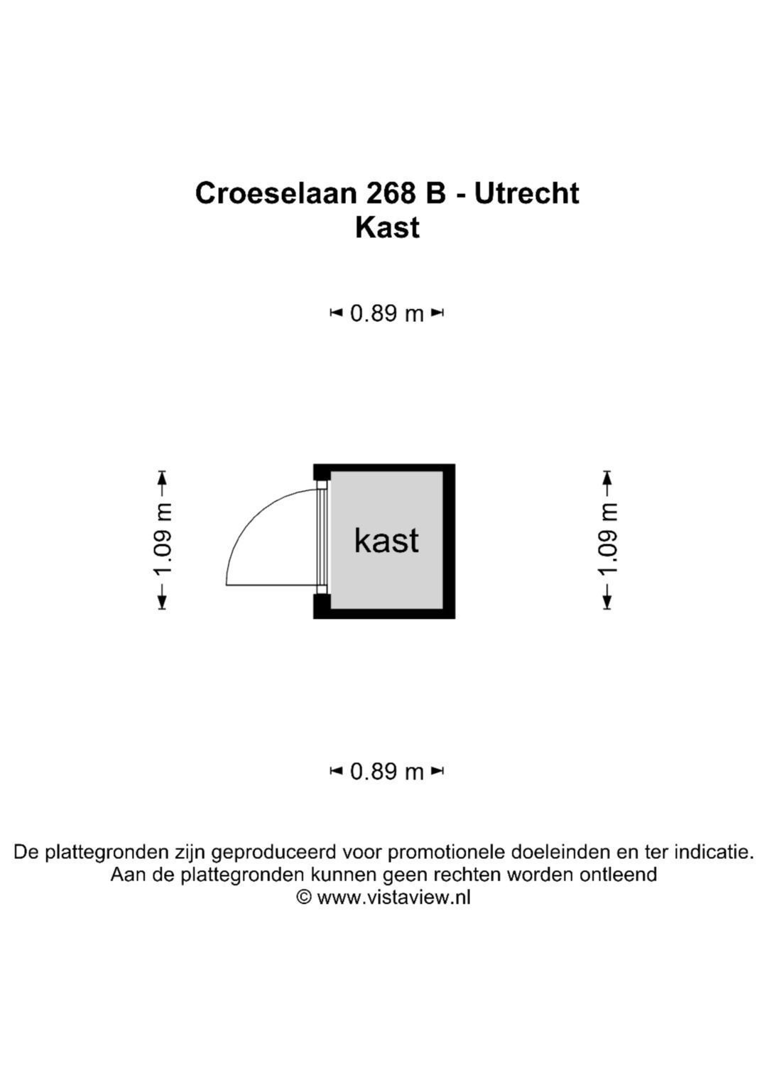 Croeselaan 268 B, Utrecht plattegrond-3