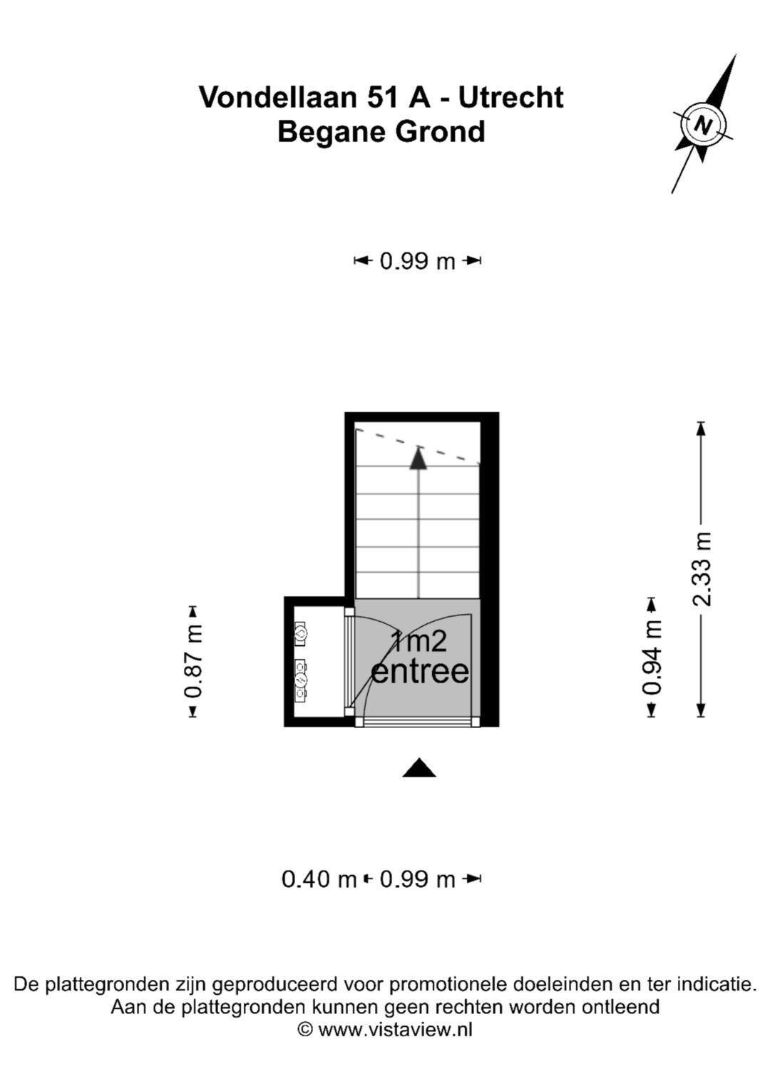 Vondellaan 51 A, Utrecht plattegrond-6