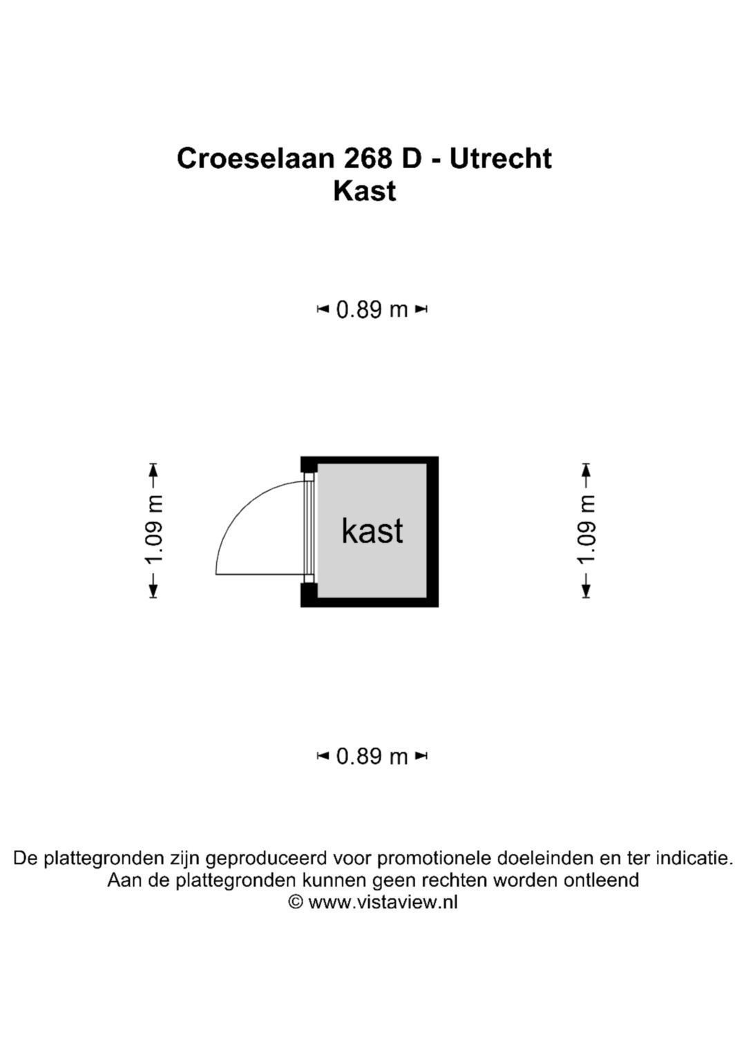 Croeselaan 268 D, Utrecht plattegrond-3