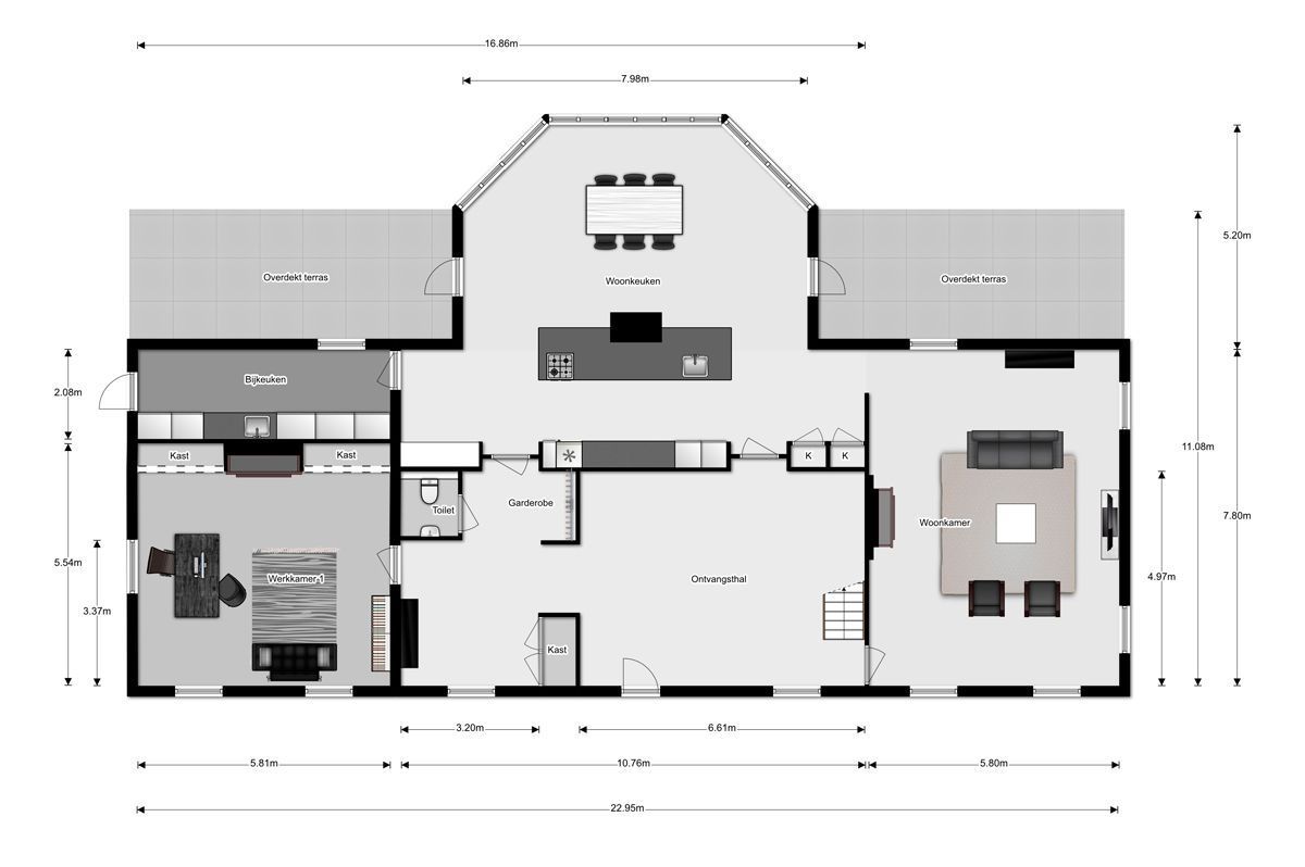 Borchmolendijk 31, Sint-Oedenrode plattegrond-0