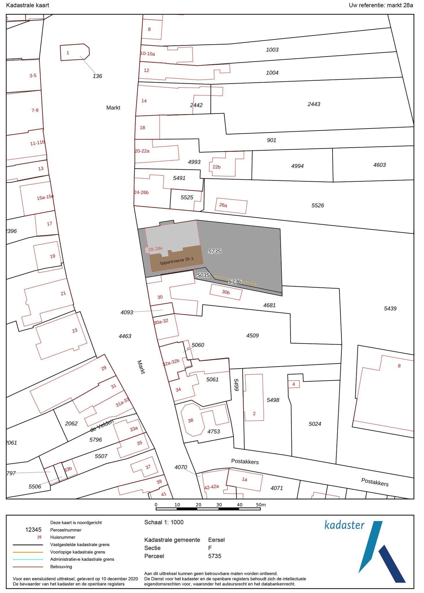 Markt 28 A, Eersel plattegrond-3