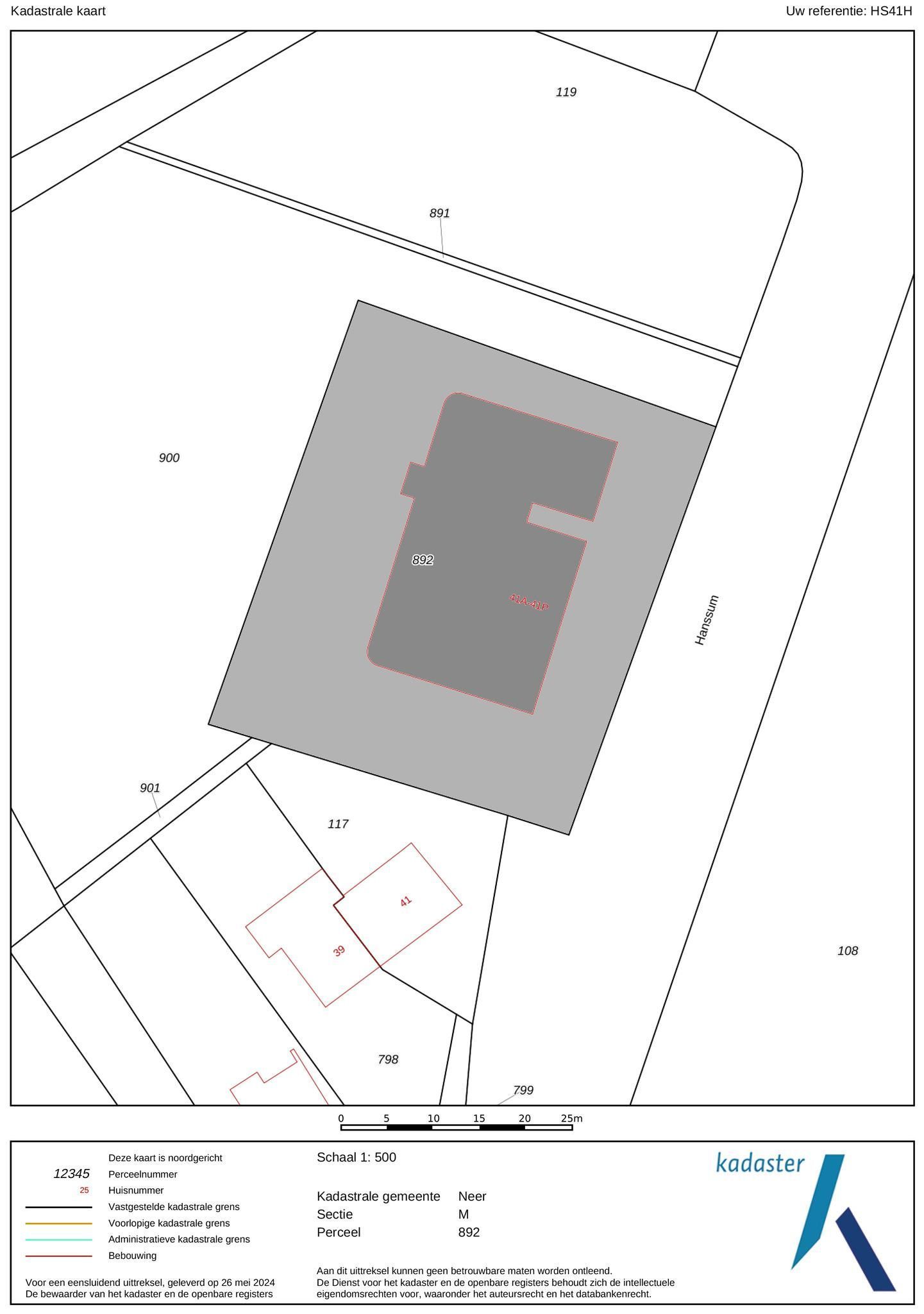 Hanssum 41 h, Neer plattegrond-2