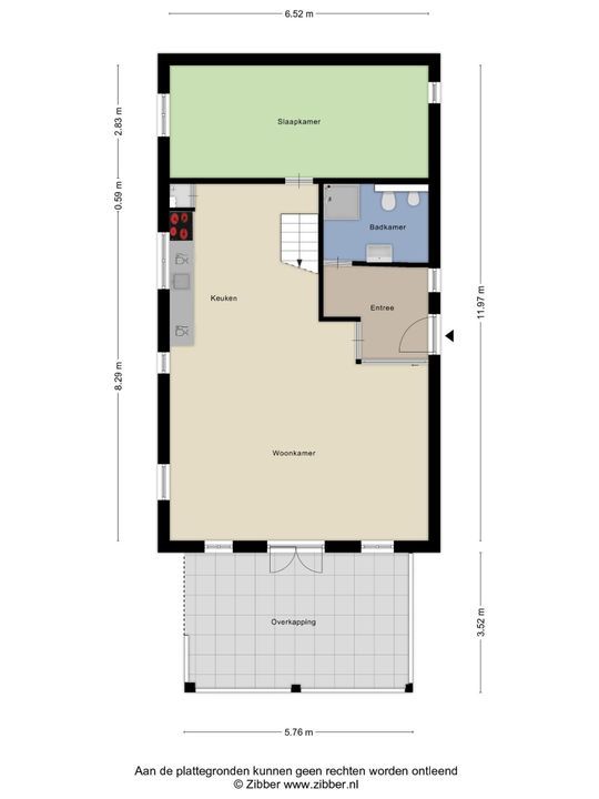 Loenenseweg 53, Beekbergen plattegrond-