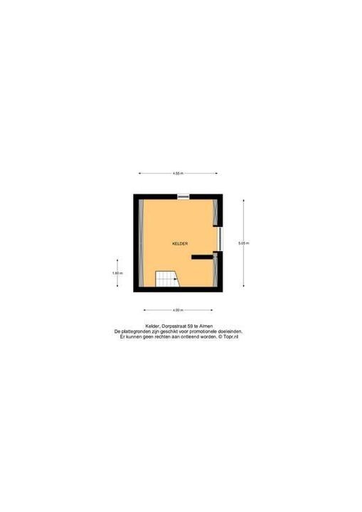 Dorpsstraat 59, Almen plattegrond-