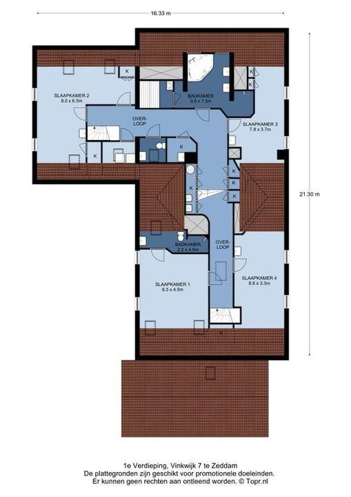 Vinkwijk 7, Zeddam plattegrond-