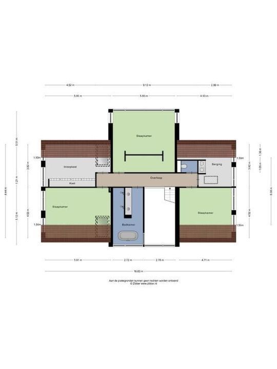 Prins Bernhardpark 25, Enschede plattegrond-