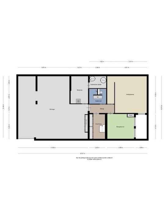 Prins Bernhardpark 25, Enschede plattegrond-