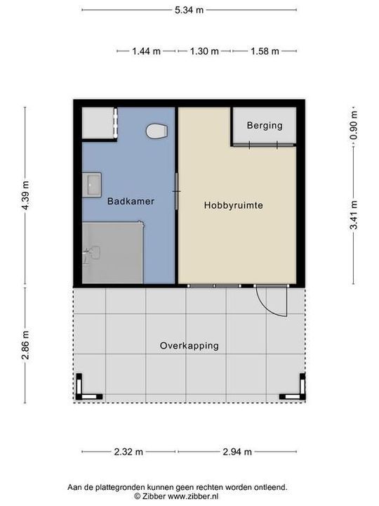 Oelerweg 118, Hengelo plattegrond-